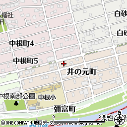 愛知県名古屋市瑞穂区井の元町101周辺の地図