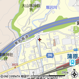 久保田塗装静岡支店周辺の地図