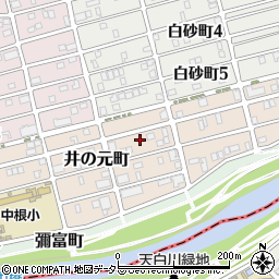 愛知県名古屋市瑞穂区井の元町127周辺の地図