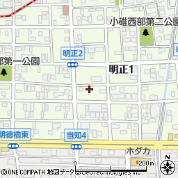 愛知県名古屋市港区明正1丁目320周辺の地図