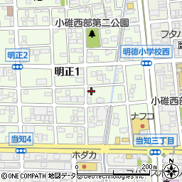 愛知県名古屋市港区明正1丁目192周辺の地図