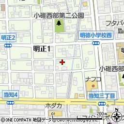 愛知県名古屋市港区明正1丁目191周辺の地図