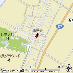 滋賀県野洲市五条249周辺の地図