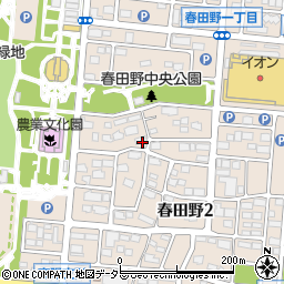 愛知県名古屋市港区春田野周辺の地図