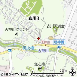 滋賀県大津市衣川3丁目3-17周辺の地図