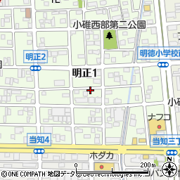 愛知県名古屋市港区明正1丁目292周辺の地図
