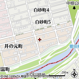 愛知県名古屋市瑞穂区井の元町192周辺の地図