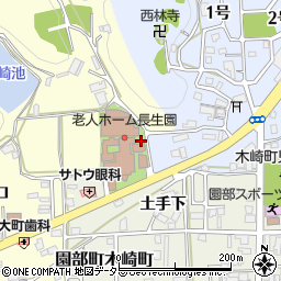 京都府南丹市園部町上木崎町坪ノ内周辺の地図