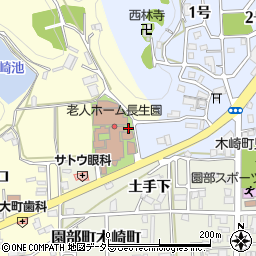 京都府南丹市園部町上木崎町（坪ノ内）周辺の地図
