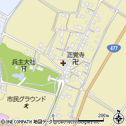 滋賀県野洲市五条252周辺の地図