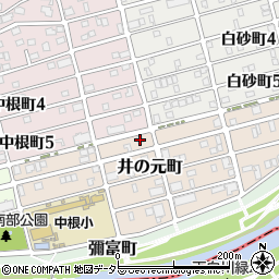 愛知県名古屋市瑞穂区井の元町110周辺の地図