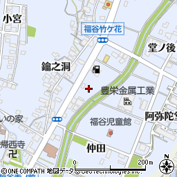 愛知県みよし市福谷町花立周辺の地図