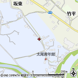 千葉県鴨川市太尾周辺の地図