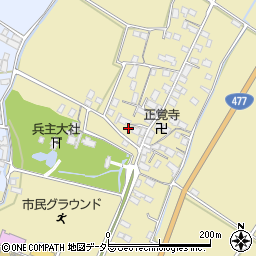滋賀県野洲市五条255周辺の地図
