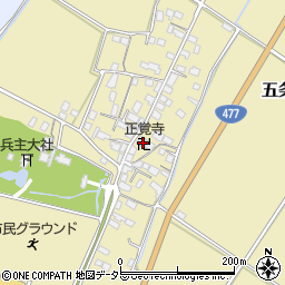 滋賀県野洲市五条247周辺の地図