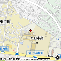 滋賀県東近江市八日市上之町1-4周辺の地図