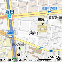 愛知県名古屋市瑞穂区河岸一丁目1周辺の地図