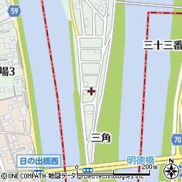 愛知県名古屋市中川区下之一色町三角803周辺の地図