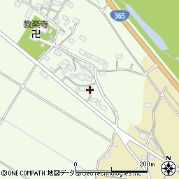 三重県いなべ市大安町片樋233周辺の地図