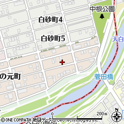 愛知県名古屋市瑞穂区井の元町197周辺の地図