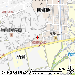 静岡県三島市柳郷地12-2周辺の地図