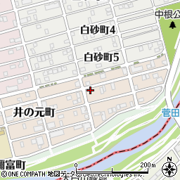 愛知県名古屋市瑞穂区井の元町209周辺の地図