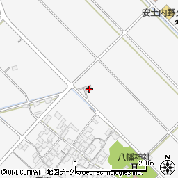 滋賀県近江八幡市安土町内野246周辺の地図