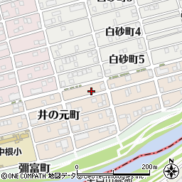 愛知県名古屋市瑞穂区井の元町119周辺の地図