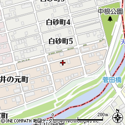 愛知県名古屋市瑞穂区井の元町204周辺の地図