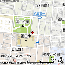 愛知県名古屋市港区八百島1丁目1417周辺の地図