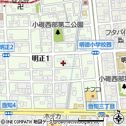愛知県名古屋市港区明正1丁目179周辺の地図