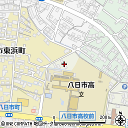 滋賀県東近江市八日市上之町1-5周辺の地図