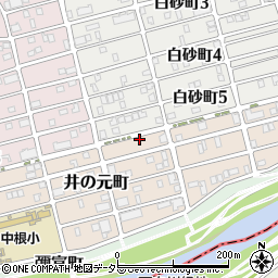 愛知県名古屋市瑞穂区井の元町118周辺の地図