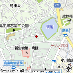 愛知県名古屋市天白区高宮町周辺の地図