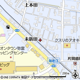 愛知県弥富市鯏浦町上本田202周辺の地図