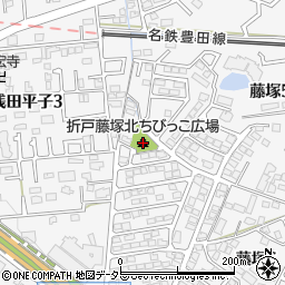 折戸藤塚北ちびっこ広場周辺の地図