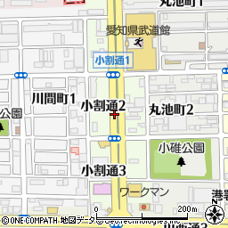 愛知県名古屋市港区小割通周辺の地図