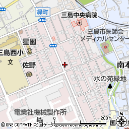 静岡県三島市緑町15-15周辺の地図