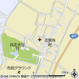滋賀県野洲市五条269周辺の地図