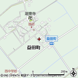 滋賀県近江八幡市益田町527周辺の地図
