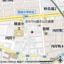 愛知県名古屋市瑞穂区河岸一丁目4-4周辺の地図