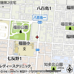 愛知県名古屋市港区八百島1丁目1412周辺の地図