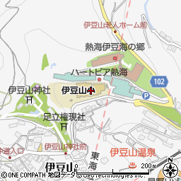 熱海市立伊豆山小学校周辺の地図