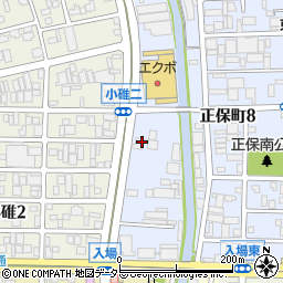 大宝運輸株式会社　車輌部周辺の地図