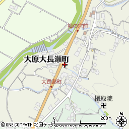 京都府京都市左京区大原大長瀬町周辺の地図