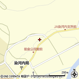 兵庫県宍粟市一宮町能倉1158周辺の地図