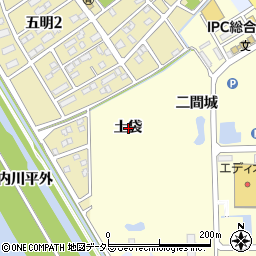 愛知県弥富市五明町土袋周辺の地図