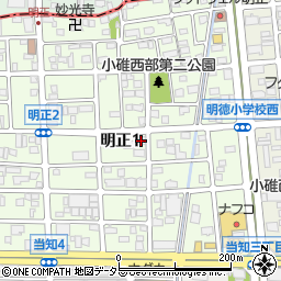 愛知県名古屋市港区明正1丁目295周辺の地図