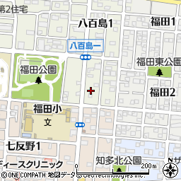 愛知県名古屋市港区八百島1丁目1309周辺の地図