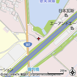 恵美須定検整工周辺の地図